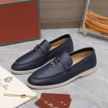 LP SUMMER CHARMS WALK LOAFERS BLACK LAMBSKIN