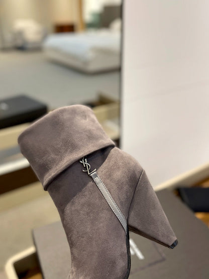 SL NIKI BOOTIES BRICK SUEDE